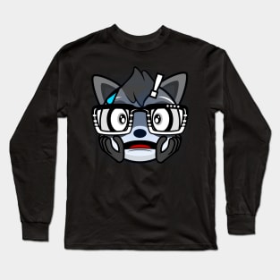 Shocked Raccoon Rocky Long Sleeve T-Shirt